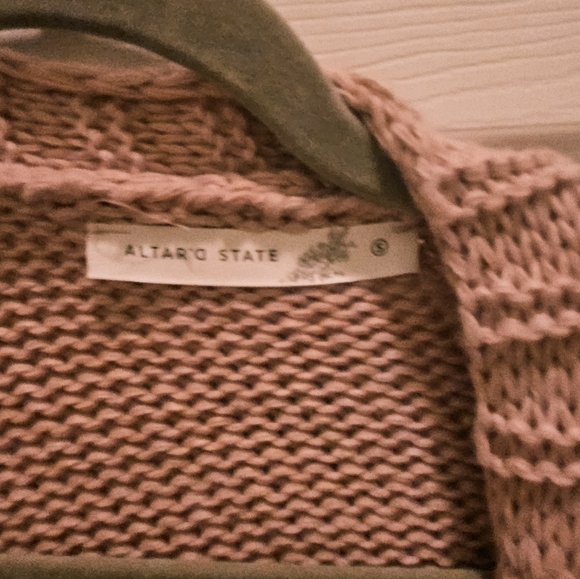 NWT RARE Altar'd State Evelyn Cardigan in Blush - Picture 4 of 5